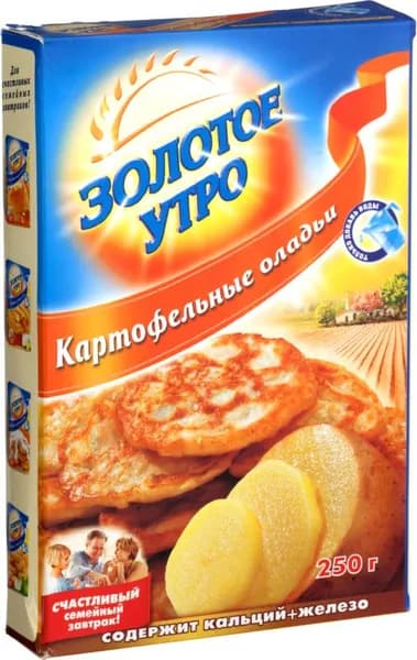 Смесь для выпечки Золотое утро Картофельные оладьи 250г