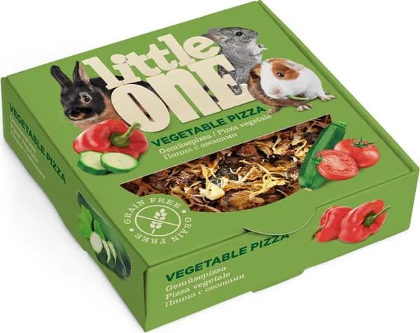 Лакомство для грызунов Little One пицца с овощами 55г