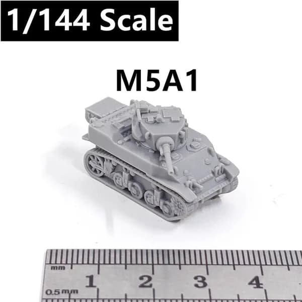 Миниатюрная модель танка в масштабе 1:144, напечатанная на 3D-принтере, из смолы, основные боевые танки армии США Второй мировой войны M4A1/M3/M26/M4A3/M1128