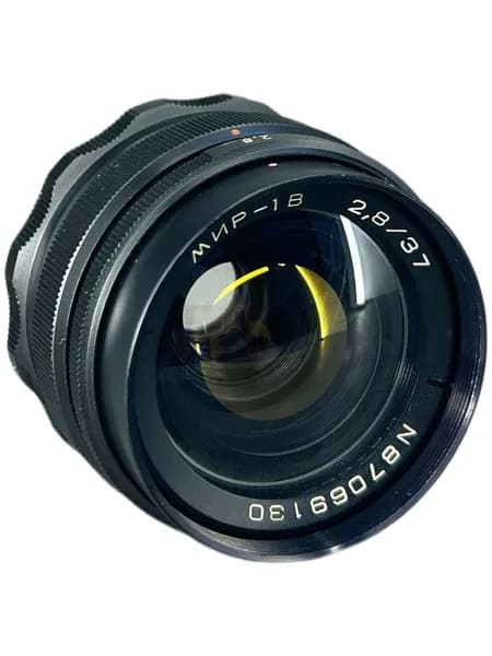 Объектив Мир-1В 37mm f/2.8 М42, 10 лепестков, СССР
