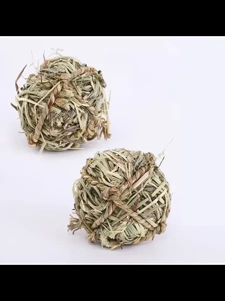 Шарики из травы для попугаев, 2 шт, Цвет C