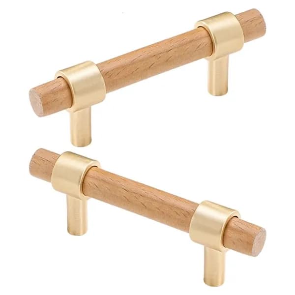 Ручка для ящика деревянная, 64mm
