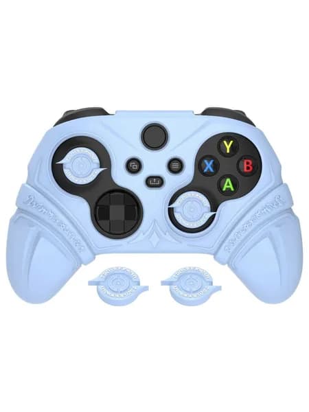 PlayVital чехол для геймпада Xbox Series X/S, силиконовый, ударопрочный, с насадками на стики и наклейкой, Runes Edition, синий