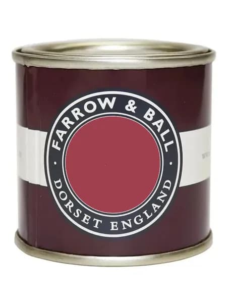 Краска для мебели и декора ультраматовая, меловая краска Farrow & Ball Estate Emulsion цвет 217 Rectory Red, 100 мл