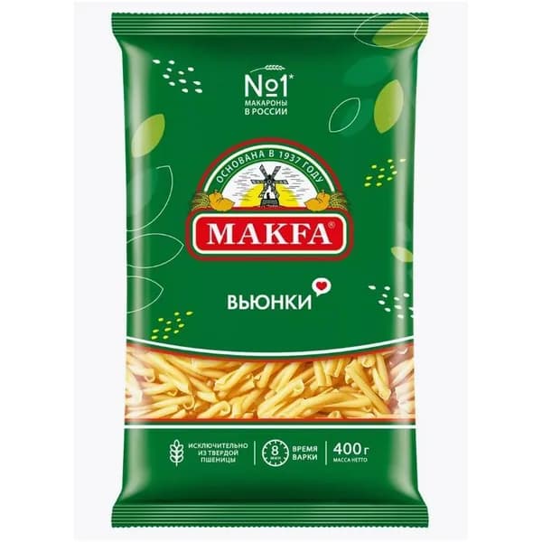 Makfa Макаронные вьюнки, 400 г