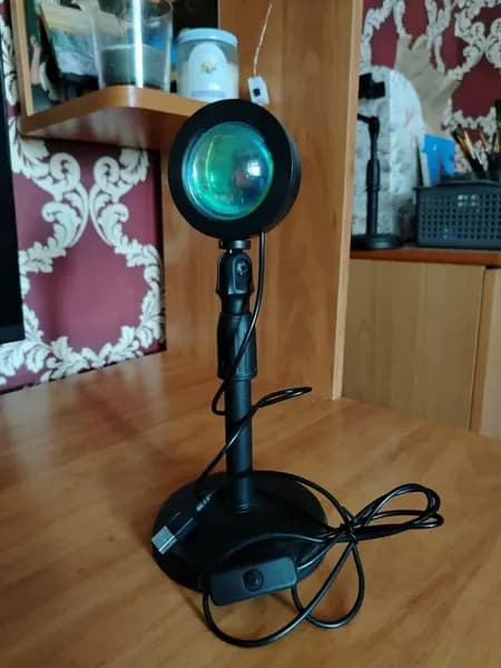 Лампа закат RGB sunset lamp