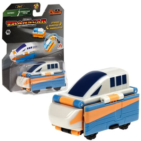 Машинка вывернушка автовывернушка 1TOY Transcar игрушка для мальчика 3 года