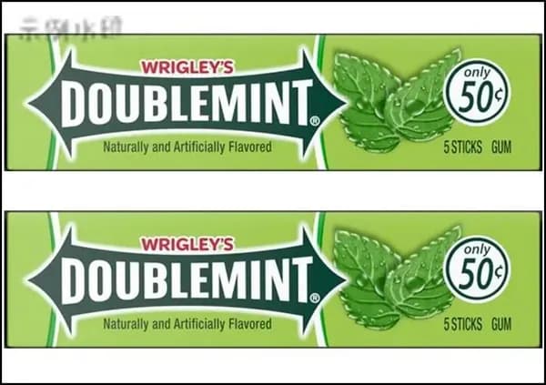Doublemint (Wrigley's) Жевательная резинка из США.