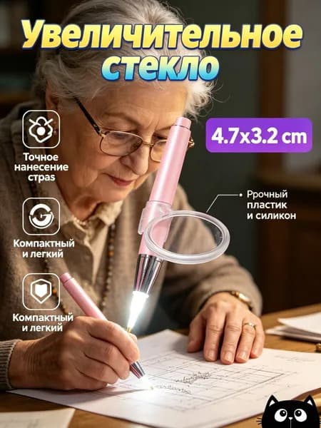 Лупа, диаметр: 32 мм