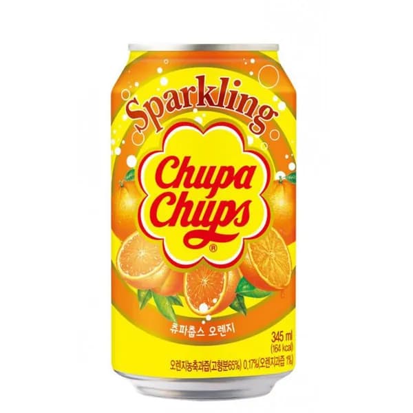 Chupa Chups Напиток газированный Апельсин, 345 мл