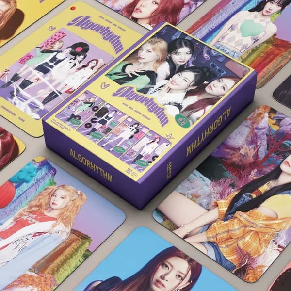 ITZY 55 шт. карты ЛОМО K-POP альбом с алгоритмами фотокарточки 2024 коллекционный плакат KPOP официальный товар