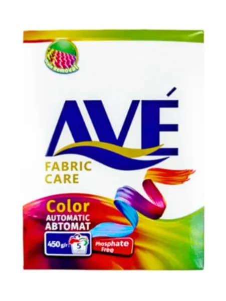 Стиральный порошок AVE (АВЭ) автомат 450г Color