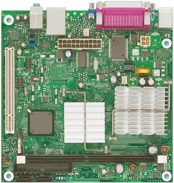 Intel D201GLY2 /D201GLY2A Материнская плата ITX со встроенным процессором для сборки суперкомпактных бесшумных систем