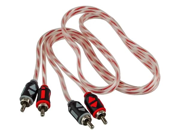 Кабель RCA, 2 канала, 2м, витая пара, Aura RCA-A120 MkII