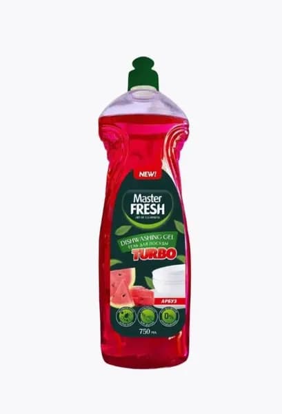 Master FRESH гель-бальзам для мытья посуды 750мл АРБУЗ, формула GOLD, флиптоп