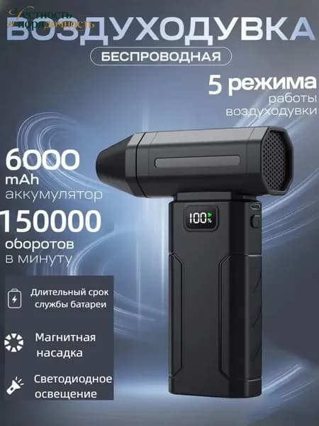 Качественный портативный аккумуляторный турбовентилятор, применяемый как бесщеточная ветродуйка