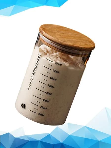 Стеклянная банка для закваски, - 800ml