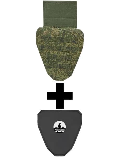 Защита паха с баллистическим пакетом "Конус" TV-130 (СВМПЭ Бр1, С2) (WARTECH), Цифра РФ