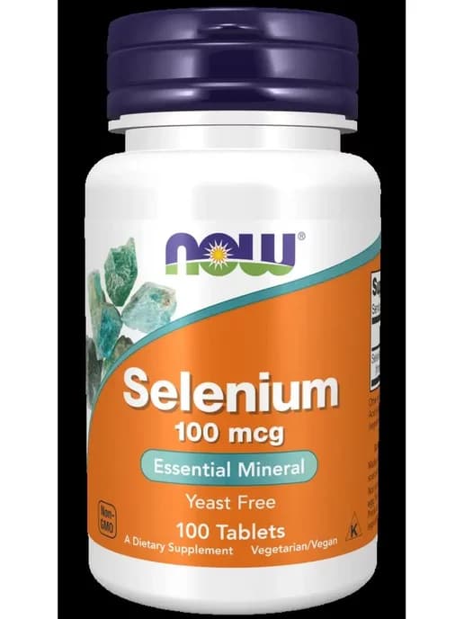 Selenium 100 mcg, Селен 100 мкг - 100 таблеток
