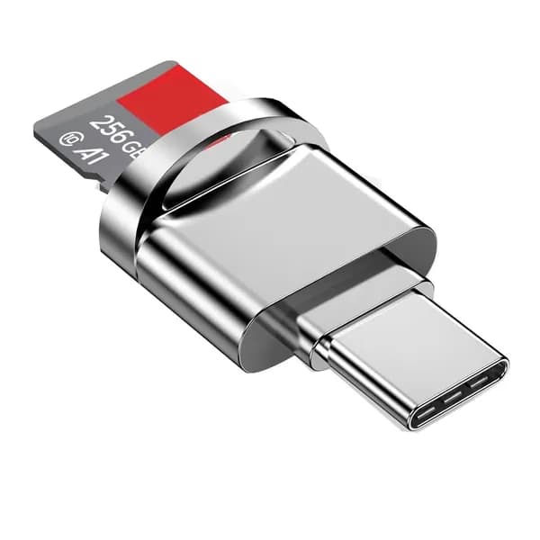 Адаптер для чтения карт Micro-SD, USB Type C - Micro-SD/TF адаптер для Type-C,B