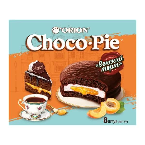 Пирожное бисквитное Венский торт Choco Pie 240г