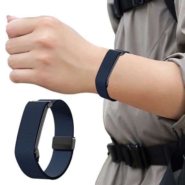 Магнитный нейлоновый ремешок для Google Fitbit Air 2026, синий