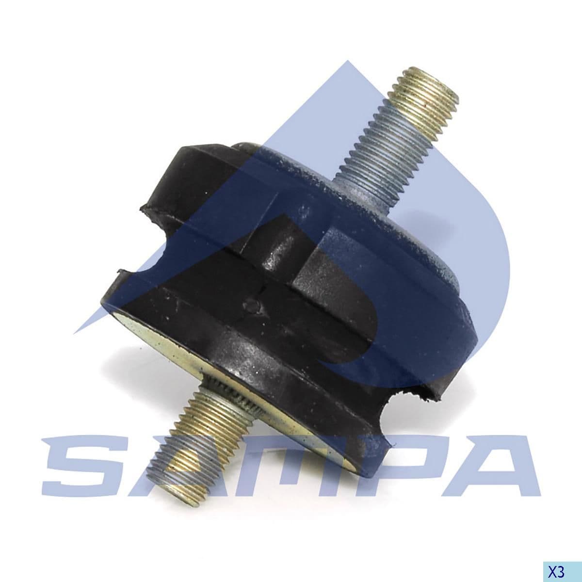 Подушка радиатора 95XF, 95XF 530, CF65, CF75, F65, F75, F85, F95, XF105, XF95, YTZ95 Sampa 050.035