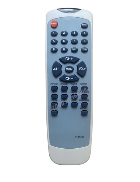 Пульт K16R-C7(K16R-C10, TVD-3, K16R-C2, K16R-C3) для телевизора SITRONICS, AKAI