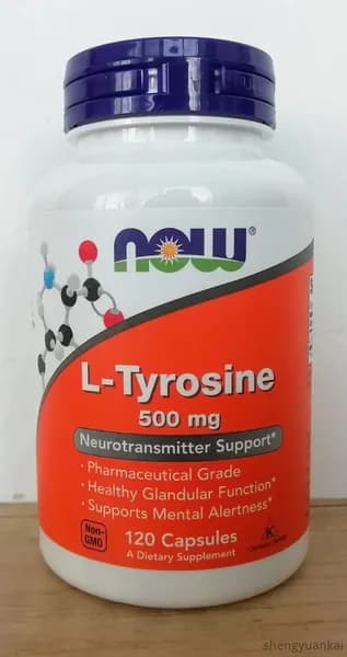 NOW Тирозин 500 мг 120 капс. (NOW L-TYROSINE 500mg 120 VCAPS.)