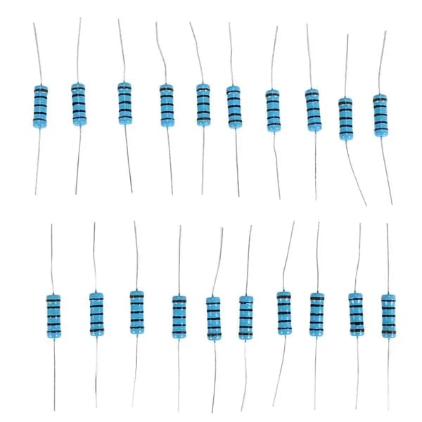(A J W K) 20Pcs 100 Ом 1% 3W Металлопленочный резистор 3 Вт 100R Резистор