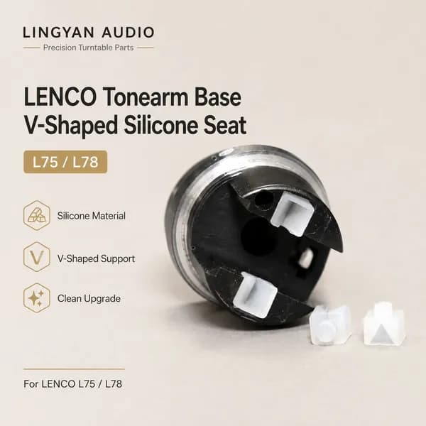 V-образные силиконовые опоры для LENCO L75 L78, 2 шт, амортизирующие крепления для винилового проигрывателя