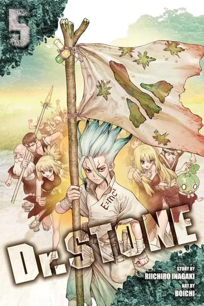 Манга Доктор Стоун (Dr. Stone). Vol. 1-27. ( Riichiro Inagaki .Boichi )
