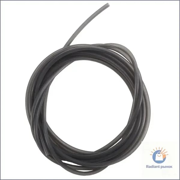 Тефлоновая труба PTFE 2.5x4 мм для 3D-принтера Bambu Lab P1P/AMS/A1 Mini, длина 3 м, прозрачная серо-дымчатая, "Bowden" для плавной подачи филамента.