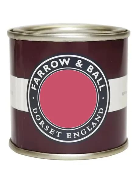 Краска для мебели и декора ультраматовая, меловая краска Farrow & Ball Estate Emulsion цвет W92 Lake Red, 100 мл