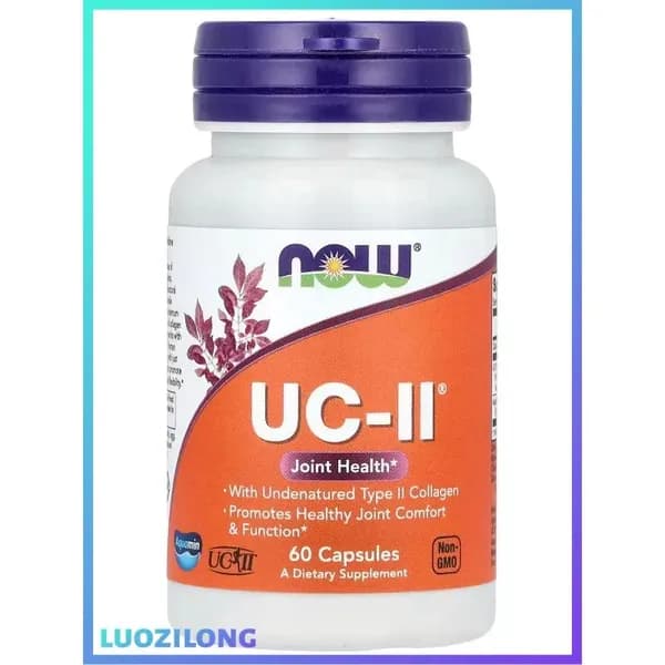 NOW Foods, UC-II Joint Health, содержащий неденатурированный коллаген II типа, 60 капсул