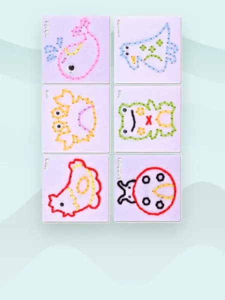 Развивающая игрушка для шитья, - Модель животного