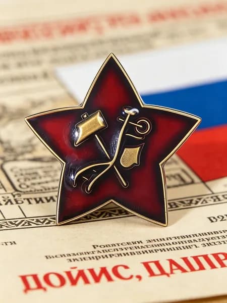 Советская звезда 1918 года знак отличия