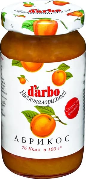 Конфитюр Darbo Абрикос с пониженной калорийностью, 220 г