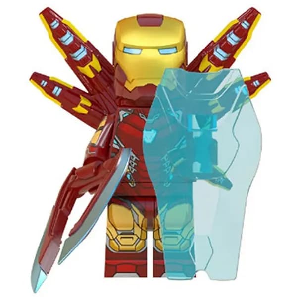 Минифигурка Marvel Железный человек MK совместимая с Lego конструктор для мальчиков