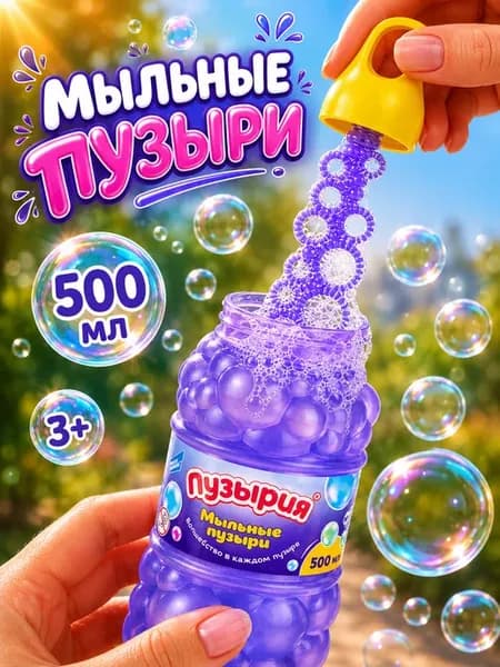Мыльные пузыри Пузырия 500 мл