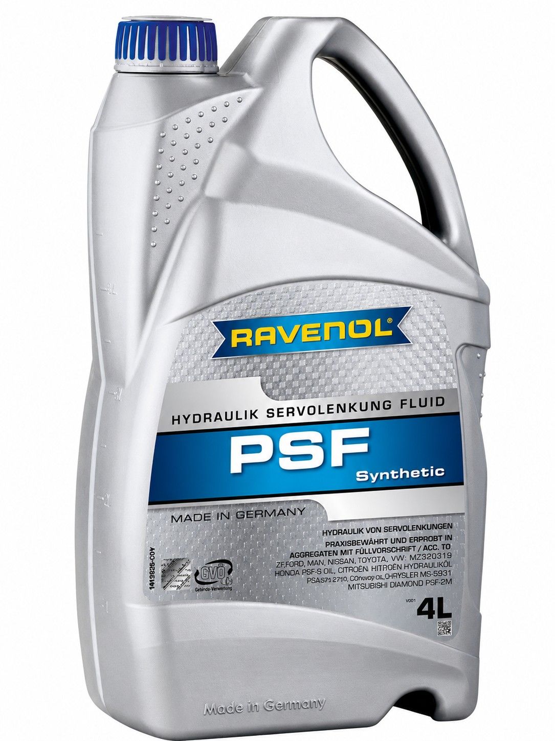 Жидкость гидроусилителя Ravenol Hydraulik PSF Fluid 4 л синт.