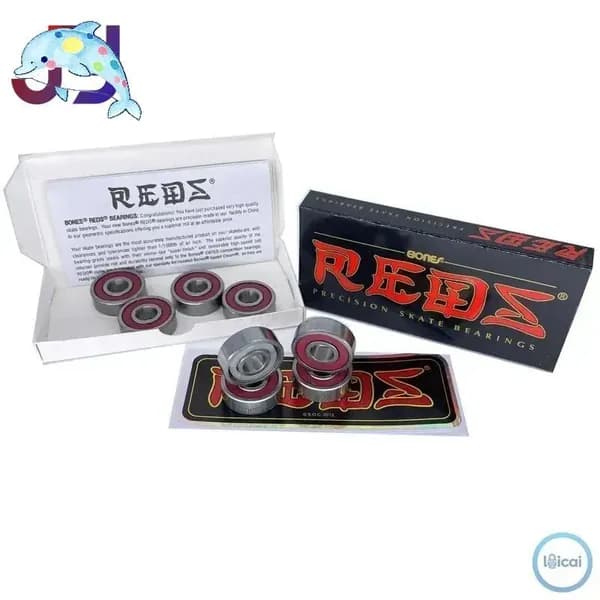 Подшипники для скейтборда, лонгборда, самоката Bones reds