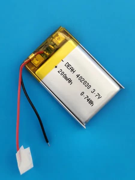 Аккумулятор подходит для беспроводных наушников CADENA WS-3310 3.7v 200mAh 2 pin 2 провода (совместимая батарея универсальная) Терабайт Маркет