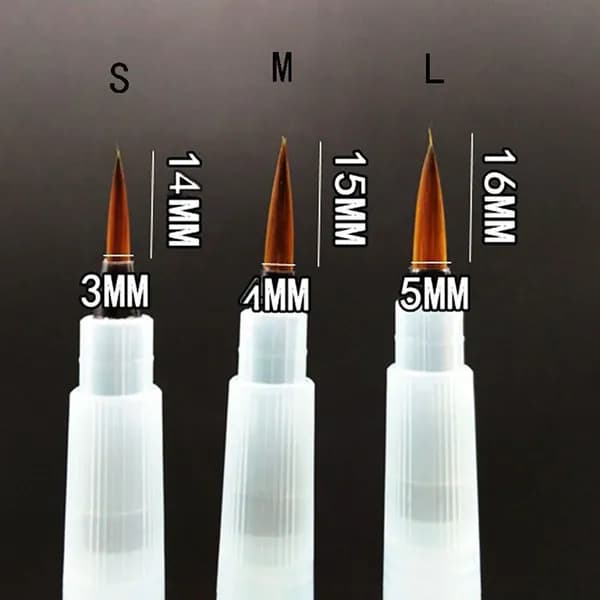 Новый Набор Чернил Для Каллиграфии S + M + L Water Brush Pen Art Craft Tool Акварельная Живопись