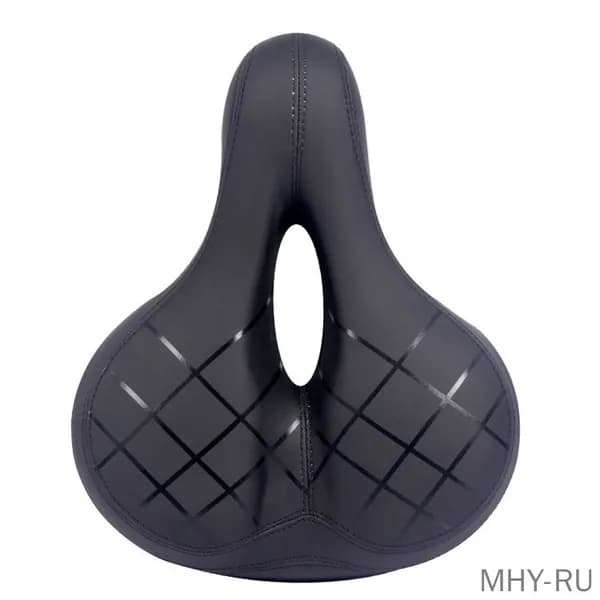 Мягкая амортизирующая велосипедная накладка с полой структурой и светоотражающим эффектом в межграничном дизайне