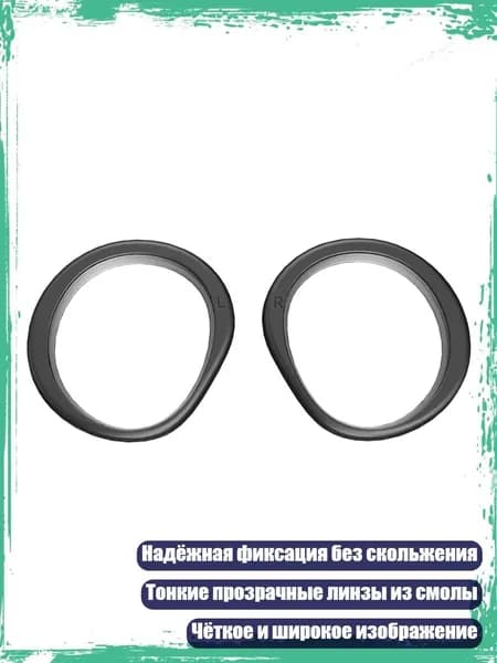 Тонкие линзы для близорукости с магнитной рамкой для Pico 4 VR, 1,0 диоптрий