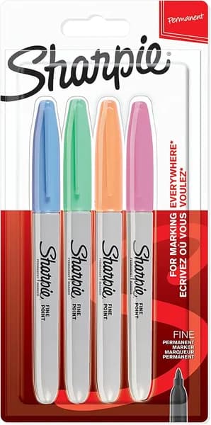 Sharpie Набор фломастеров, 4 шт.