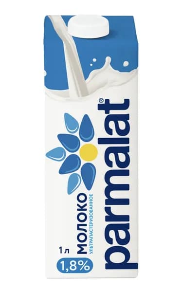 Parmalat Молоко 1.8% 12шт.