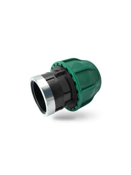 Муфта с внутренней резьбой ПНД 25х3/4" мм усиленная кольцом, PN10, POELSAN, Турция
