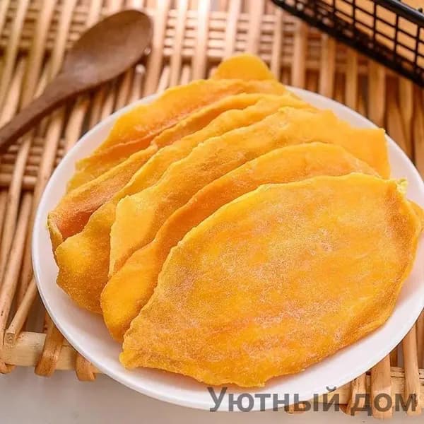 Крупное сушеное манго, нарезанное толстыми ломтиками, 1 упаковкаАкция ограниченная! shuoxishangmao